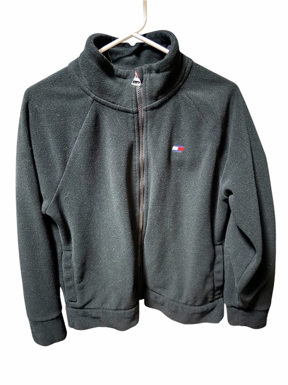 Tommy Hilfiger Sport Black Fleece Zip Jacket Women’s M